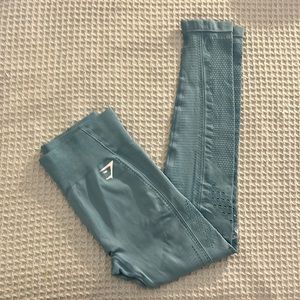 HIGH WAIST GYMSHARK LEGGINGS BLUE